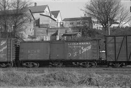 Delaware, Lackawanna and Western Boxcar 43713, Bellingham, Washington, undated