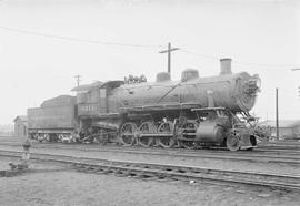 Northern Pacific steam locomotive 1514 at Brainerd, Minnesota, in 1954.