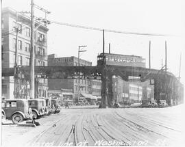 Seattle Municipal Railway Track, Seattle, Washington, 1929