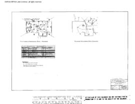 Spokane, Portland, and Seattle Railway Engineering Drawing, Depot at Finley, Washington, 1960