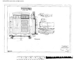 Great Northern Engineering Drawing, Depot at Glasgow, Montana, 1918