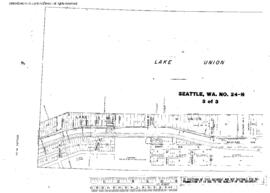 Plat Map of Northern Pacific Facilities at Seattle, Washington, undated