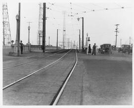 Seattle Municipal Railway Track, Seattle, Washington, circa 1930