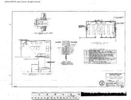 Northern Pacific Engineering Drawing, Yard Office at Yardley, Washington, 1967