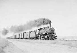 Northern Pacific steam locomotive 1362 at Attalia, Washington, in 1953.