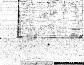Northern Pacific Engineering Drawing, Depot at Vader, Washington, 1959