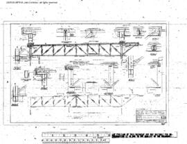 Northern Pacific Engineering Drawing, Freight House at Missoula, Montana, 1948