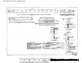 Northern Pacific Engineering Drawing, Depot at Gardiner, Montana, 1955