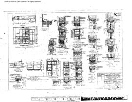 Great Northern Engineering Drawing, Pier 88 Warehouse and Offices at Seattle, Washington, 1947