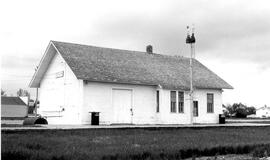 Great Northern Depot at Pekin, North Dakota, 1956 or Later