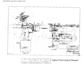 Burlington Northern Engineering Drawing, Unnamed Structure (Standard Plan), 1975