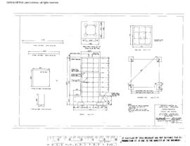 Northern Pacific Engineering Drawing, Unnamed Structure at Longview, Washington, 1972