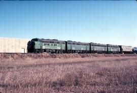 Burlington Northern diesel locomotives Number 766, Number 781, Number 783, Number 792 at Fridley,...