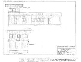 Northern Pacific Engineering Drawing, Intermodal Building at Stacy Street Hub, Seattle, Washingto...