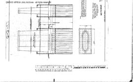 Spokane, Portland and Seattle Railway Engineering Drawing: Foundation of Pier II, Bridge T44.0 - ...