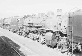 Northern Pacific steam locomotive 1794 at Livingston, Montana, in 1954.