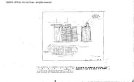 Camas Prairie Railroad Engineering Drawing: Piers Number 2/4, Bridge 50.1 - Clearwater River, Sou...
