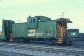 Burlington Northern 10720 at Spokane, Washington in 1986.
