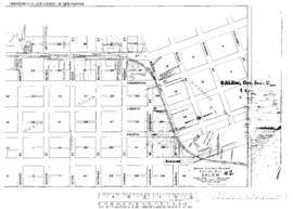 Plat Map of Spokane, Portland, and Seattle Railway Facilities at Salem, Oregon, 1943