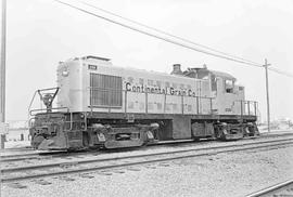 Continental Grain Company Diesel Locomotive Number 206 at Tacoma, Washington in July 1975.