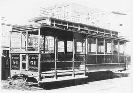 Madison Street Cable Railway Company cable car 51, Seattle, Washington, circa 1900