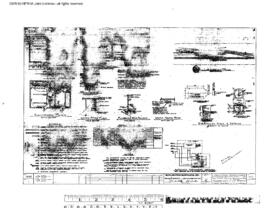 Burlington Northern Engineering Drawing, Unnamed Structure at Kahlotus, Washington, 1979