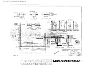 Great Northern Engineering Drawing, Yard Office at Spokane, Washington, 1967