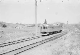 Northern Pacific passenger train number 311 at Garfield, Washington in 1955.