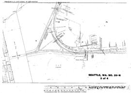 Plat Map of Northern Pacific Facilities at Seattle, Washington, 1915