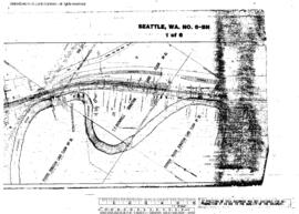 Plat Map of Burlington Northern Facilities at Seattle, Washington, undated