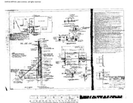 Northern Pacific Engineering Drawing, Depot at Ellensburg, Washington, 1966