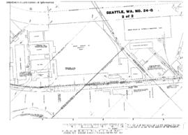 Plat Map of Great Northern Facilities at Seattle, Washington, undated