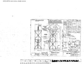 Northern Pacific Engineering Drawing, Car Shop, One Spot at Missoula, Montana, 1968