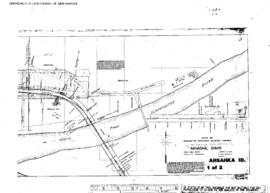 Plat Map of Canadian Pacific Facilities at Ahsahka, Idaho, 1910