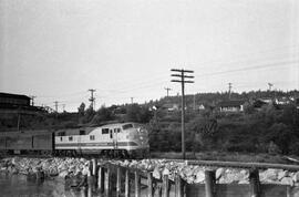 Great Northern Diesel Locomotive 511, South Bellingham, Washington, undated