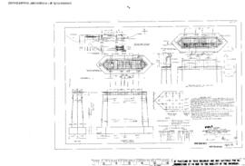 Northern Pacific Engineering Drawing: Detail of Piers, Bridge 93.3 - Ostrander Creek, South of Ca...