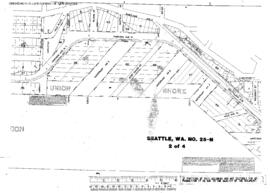 Plat Map of Northern Pacific Facilities at Seattle, Washington, 1922