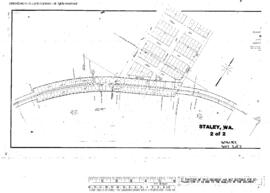 Plat Map of Northern Pacific Facilities at Staley, Washington, undated
