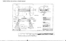 Burlington Northern Engineering Drawing: General Plan - Substructure, Bridge 44.3 - Woodard Creek...