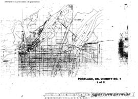 Plat Map of Facilities at Portland, Oregon, undated