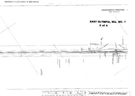 Plat Map of Northern Pacific Facilities at East Olympia, Washington, 1914