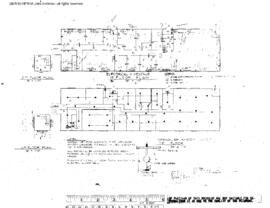 Northern Pacific Engineering Drawing, Yard Office at Longview, Washington, 1977