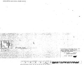 Northern Pacific Engineering Drawing, Yard Office at Longview, Washington, 1976