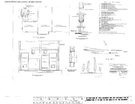 Spokane, Portland, and Seattle Railway Engineering Drawing, Depot at Lyle, Washington, 1974