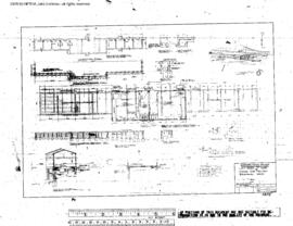 Northern Pacific Engineering Drawing, Motor Car Houses at Spokane, Washington, undated