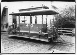 Cable car 443, Seattle, Washington, undated