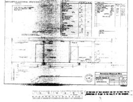 Burlington Northern Engineering Drawing, Office, Modular at Seattle, Washington, undated