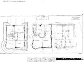 Northern Pacific Engineering Drawing, Depot at Wallace, Idaho, 1901