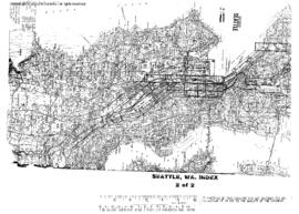 Plat Map Index of Facilities at Seattle, Washington, undated