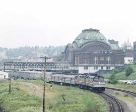 Amtrak Union Station at Tacoma, Washington, in 1984.